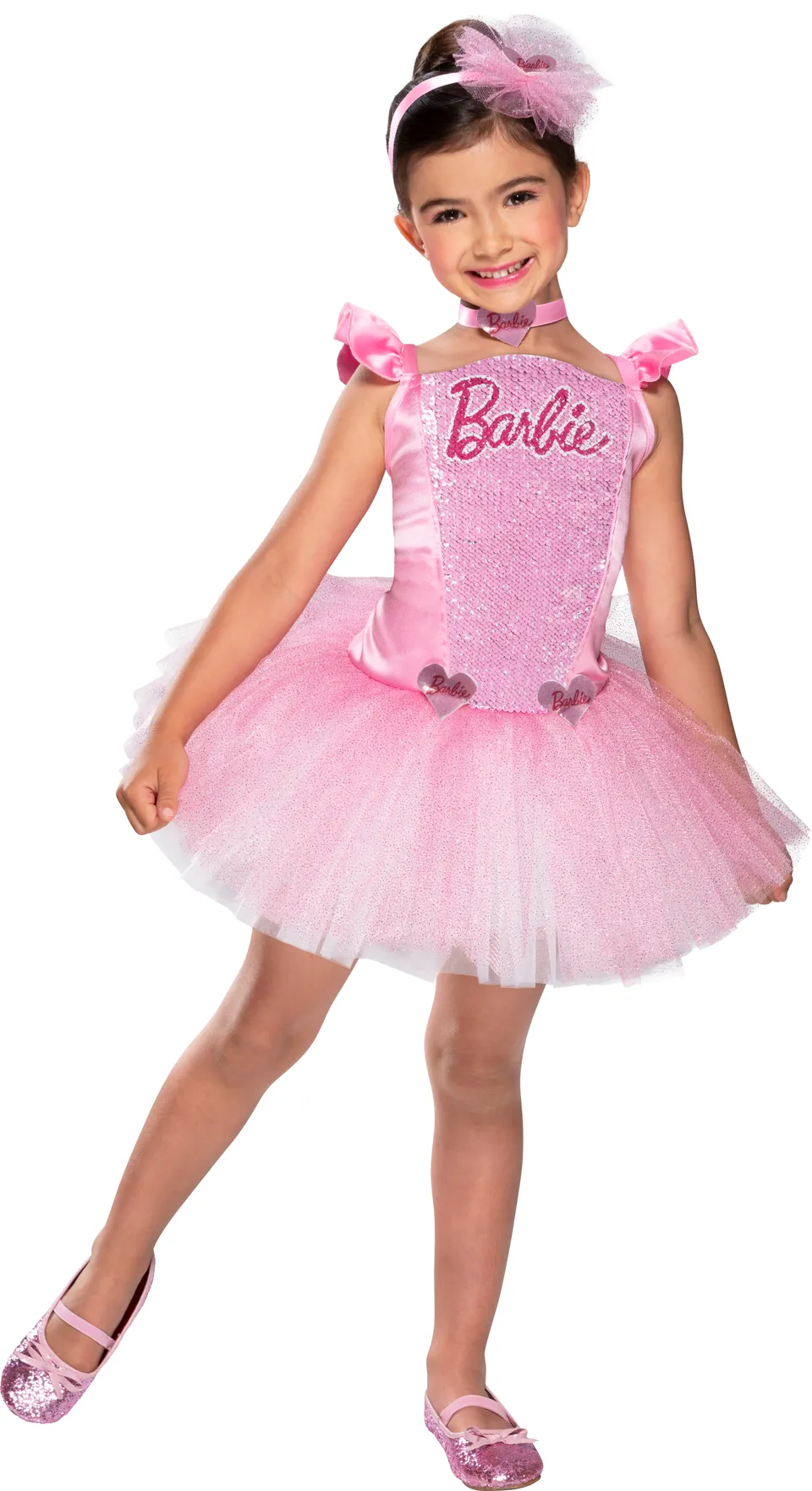 rubies-barbie-ballerina-kost-m-kinder-pailletten-tutu image 1