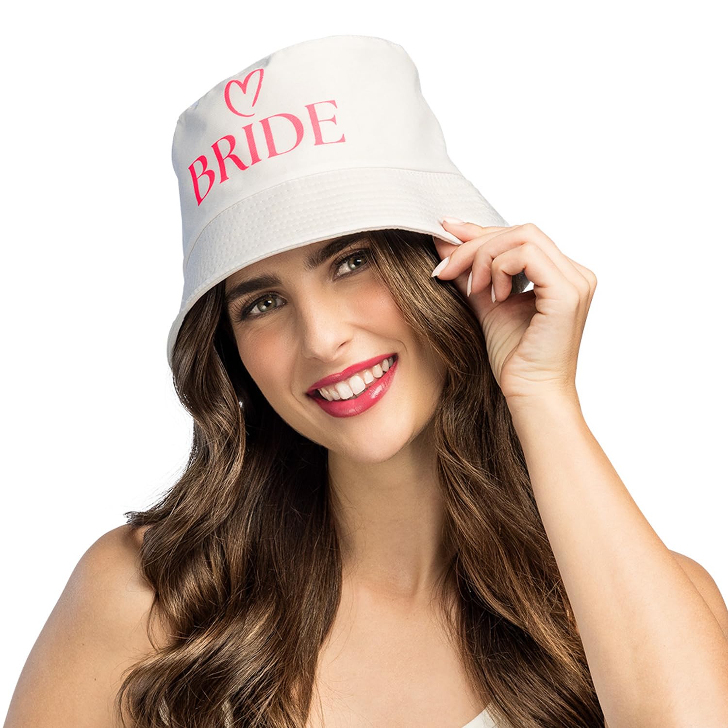 boland-fischerhut-bride-bucket-hat-rosa-gr-58-brautparty image 5