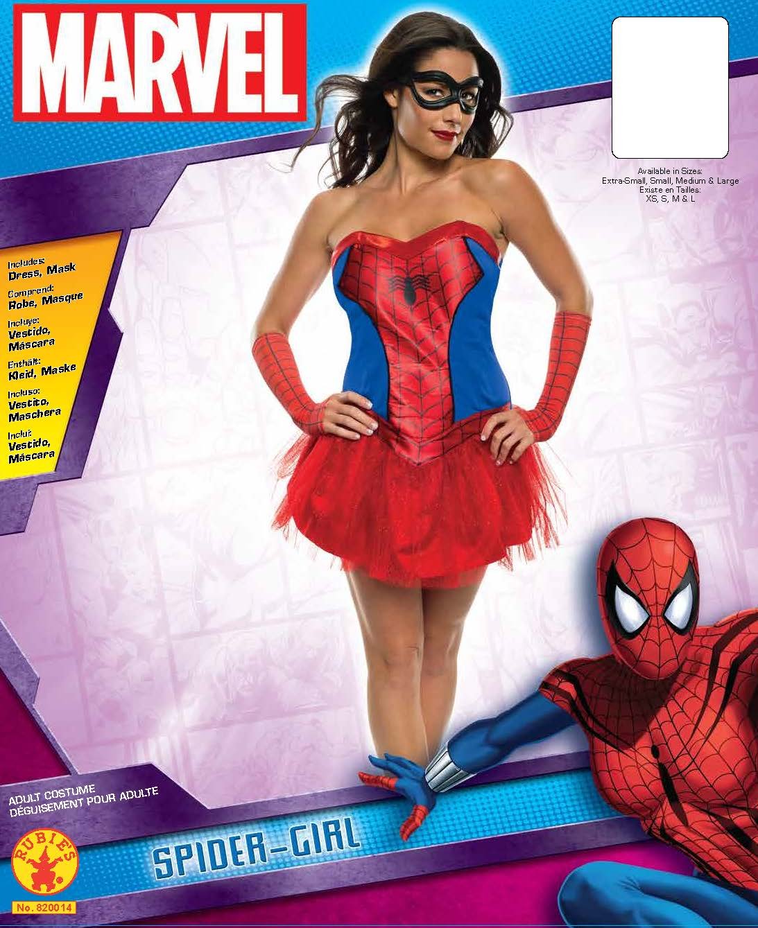 secret-wishes-marvel-spiderlady-tutu-kleid-uk-6-8-mit-maske image 4