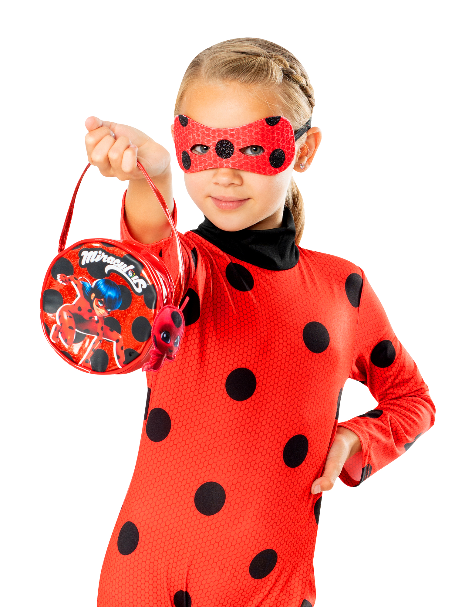 rubies-ladybug-kit-tasche-mini-tikki-maske-rot-mit-punkten image 2