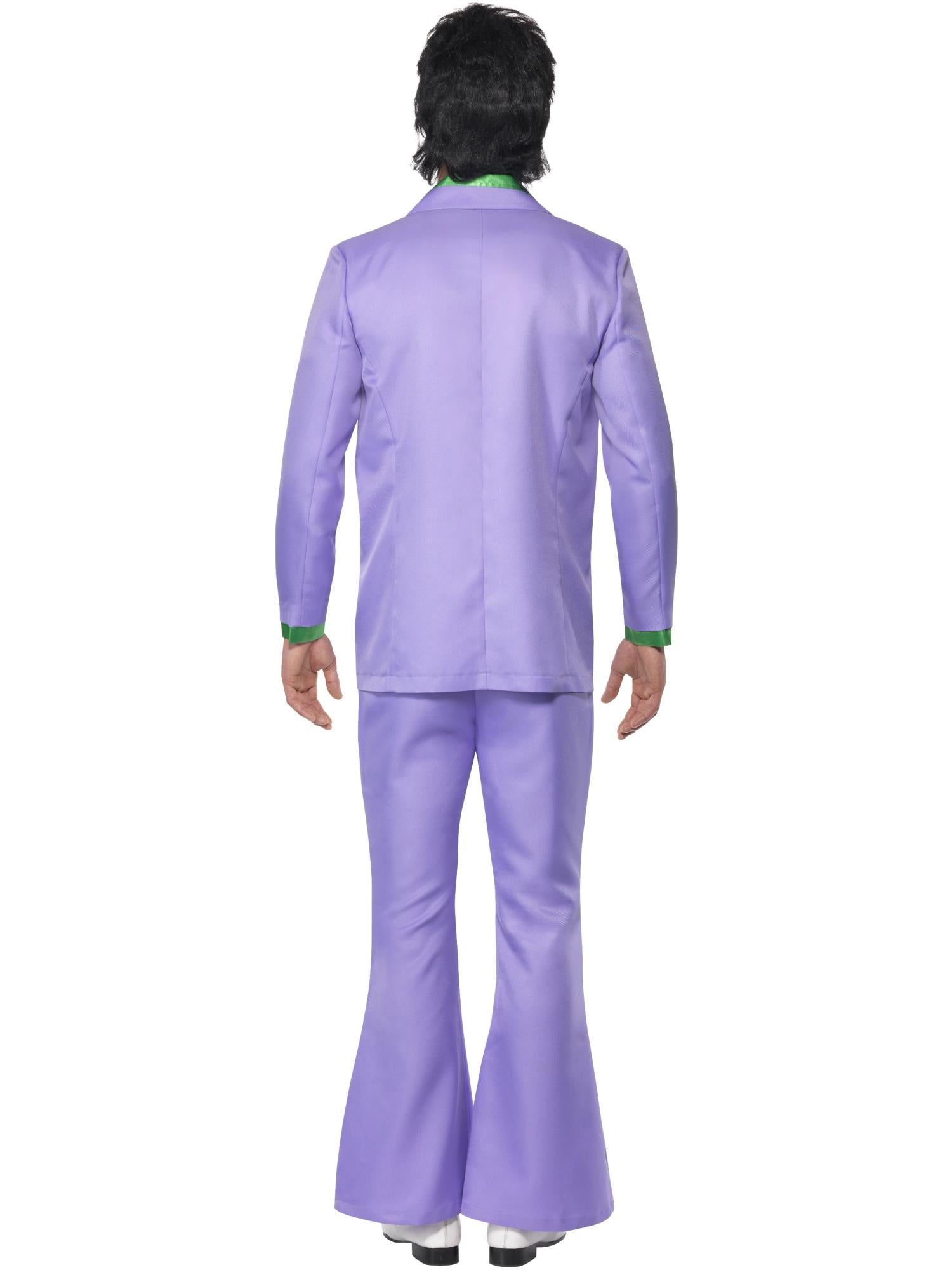 smiffys-fever-lavender-1970s-suit-kost-m-herren-m-lila image 2