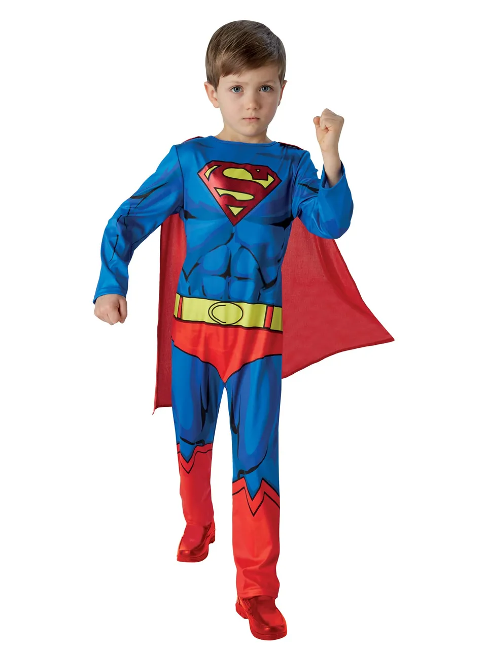 rubie-s-deluxe-superman-kost-m-jungen-gr-l-mit-umhang image 1