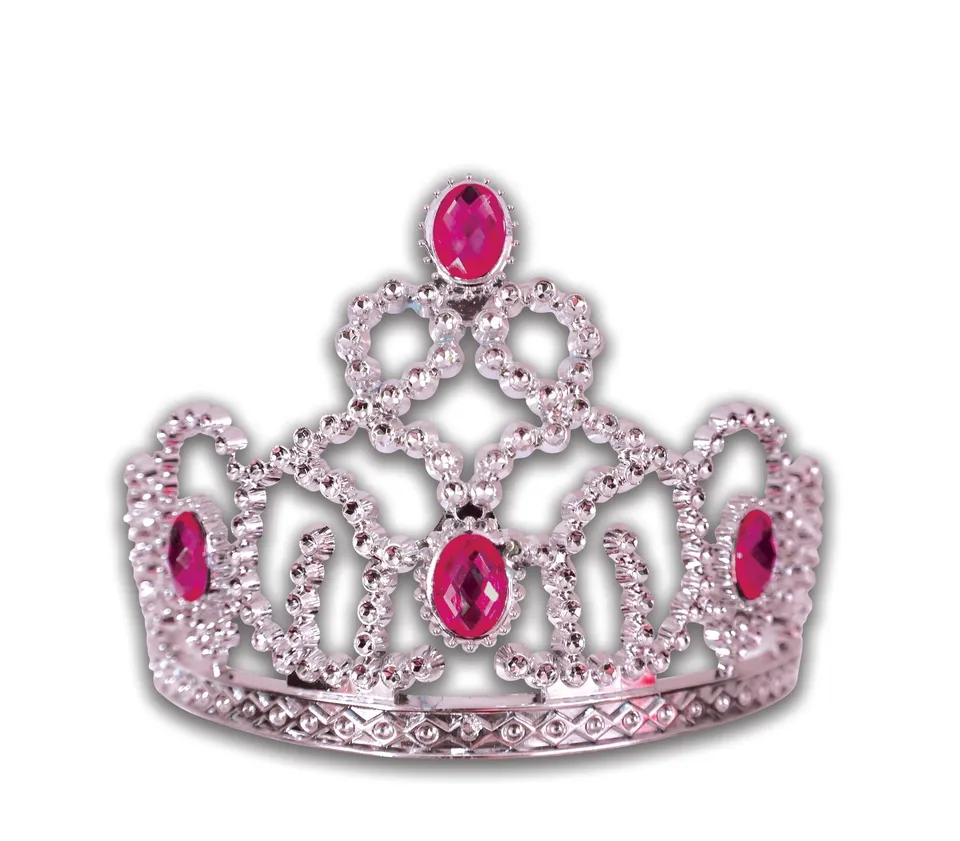 rubies-prinzessin-tiara-krone-metallic-mit-schmucksteinen image 1