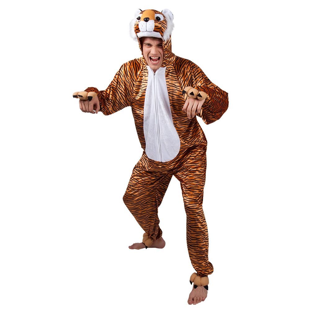 boland-tiger-kost-m-erwachsene-braun-overall-180-cm image 3