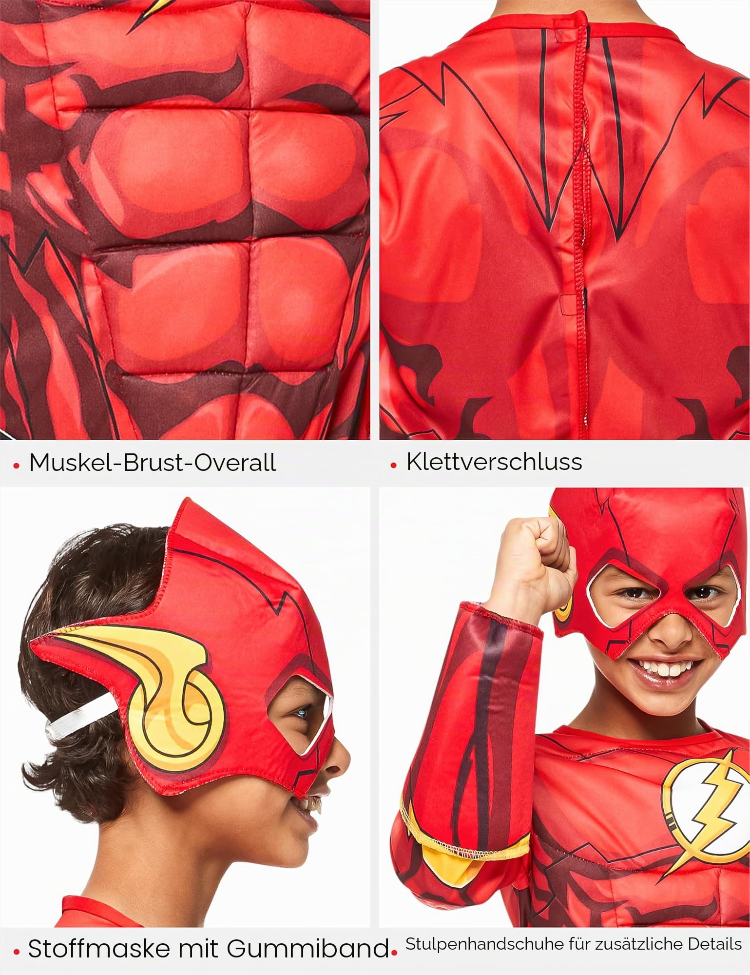rubie-s-deluxe-flash-jungenkost-m-m-rot-mit-blitz-logo image 4