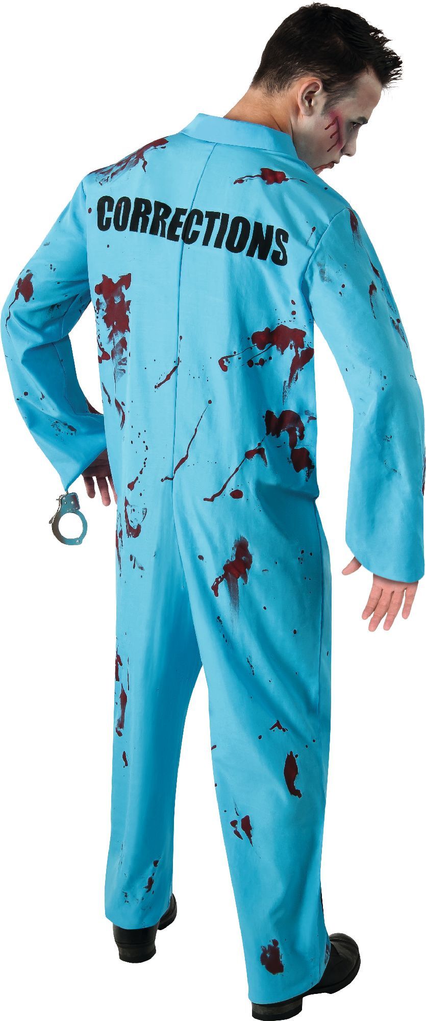 rubies-zombie-gefangener-kost-m-herren-overall-blut image 2