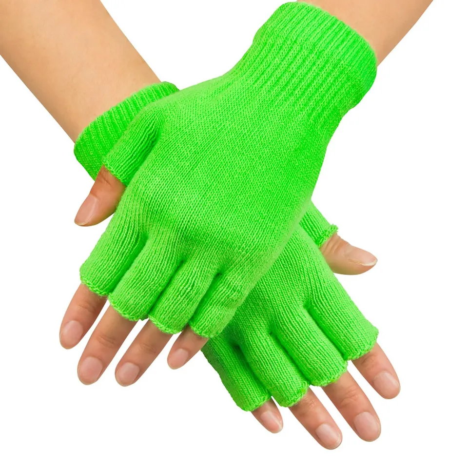 boland-neon-uv-handschuhe-neongr-n-fingerlos-einheitsgr image 1
