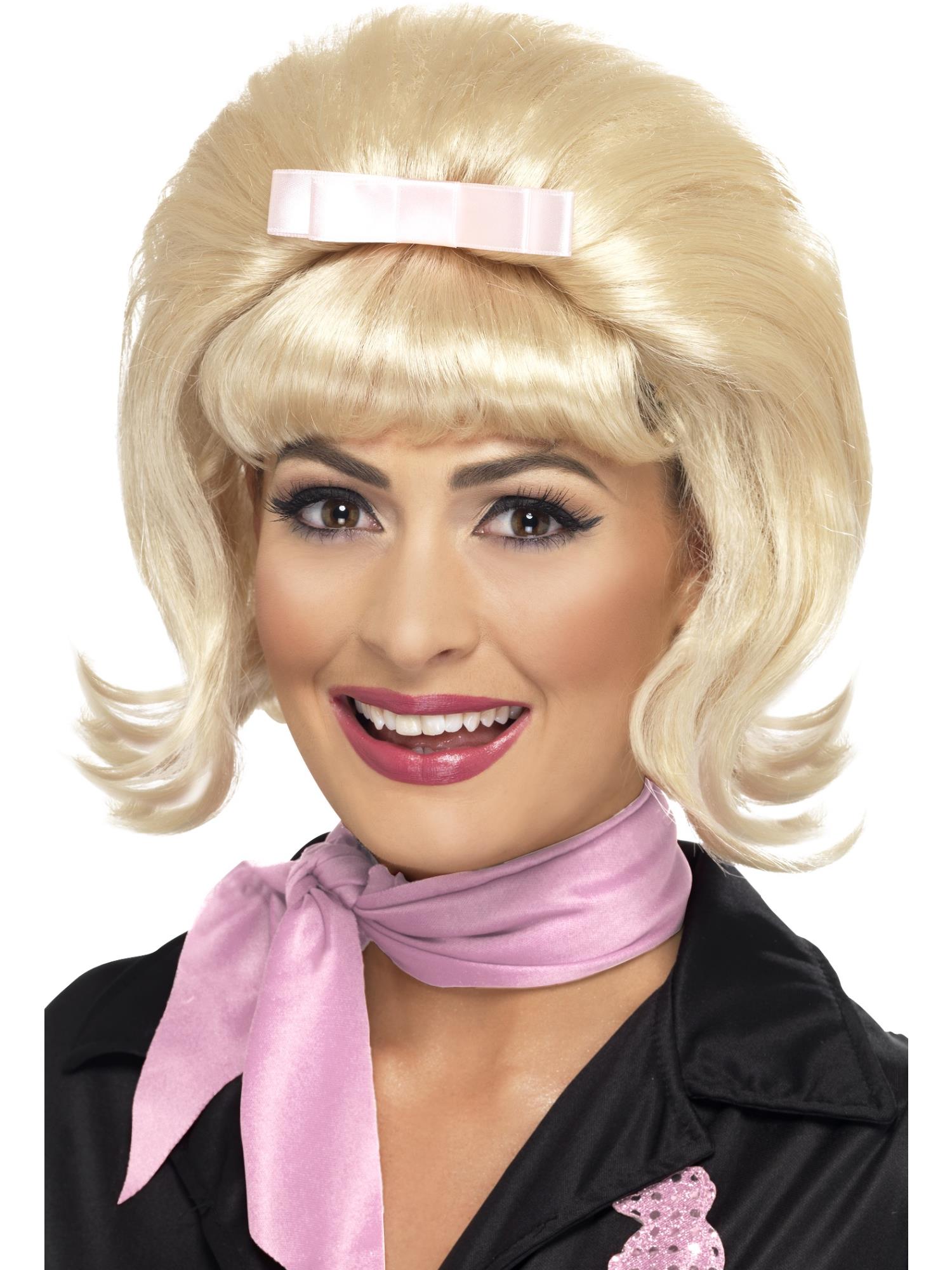 smiffys-fever-50s-beehive-bob-per-cke-schwarz image 2