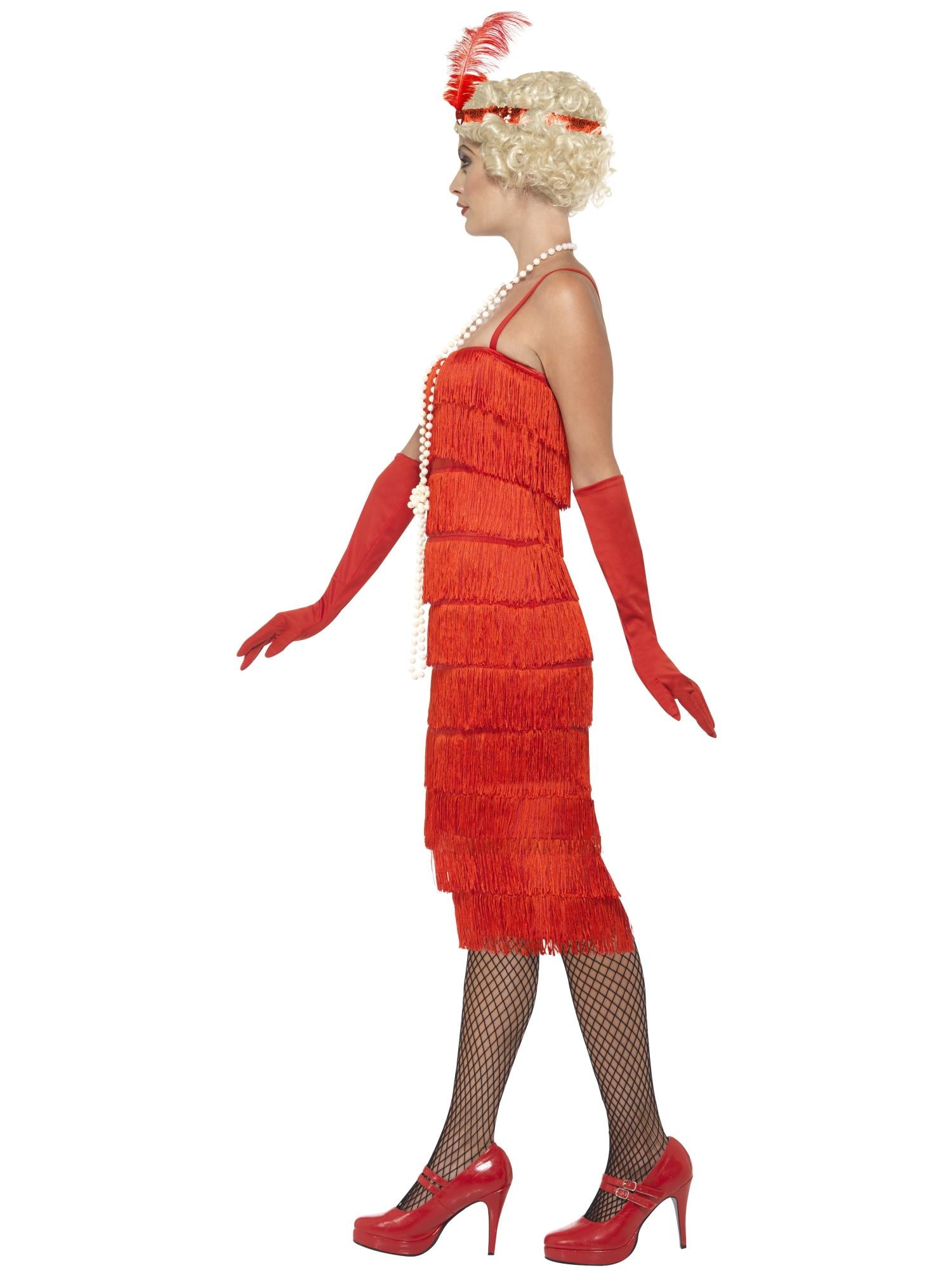 smiffys-fever-flapper-kost-m-rot-langes-kleid image 3