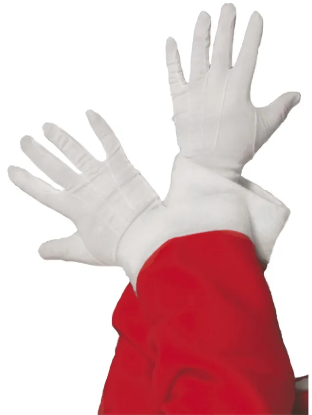 smiffys-fever-santa-handschuhe-wei-einheitsgr-e image 1