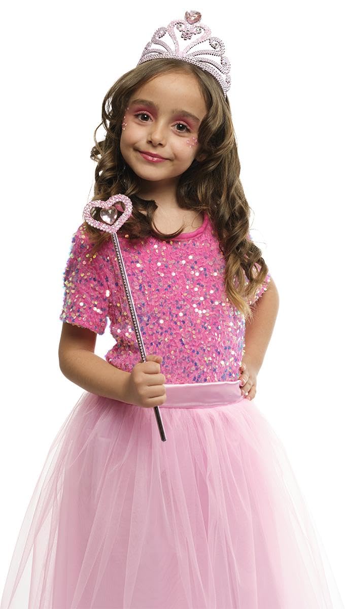 rubie-s-deluxe-prinzessin-pink-heart-zubeh-r-set-rosa-tiara image 1