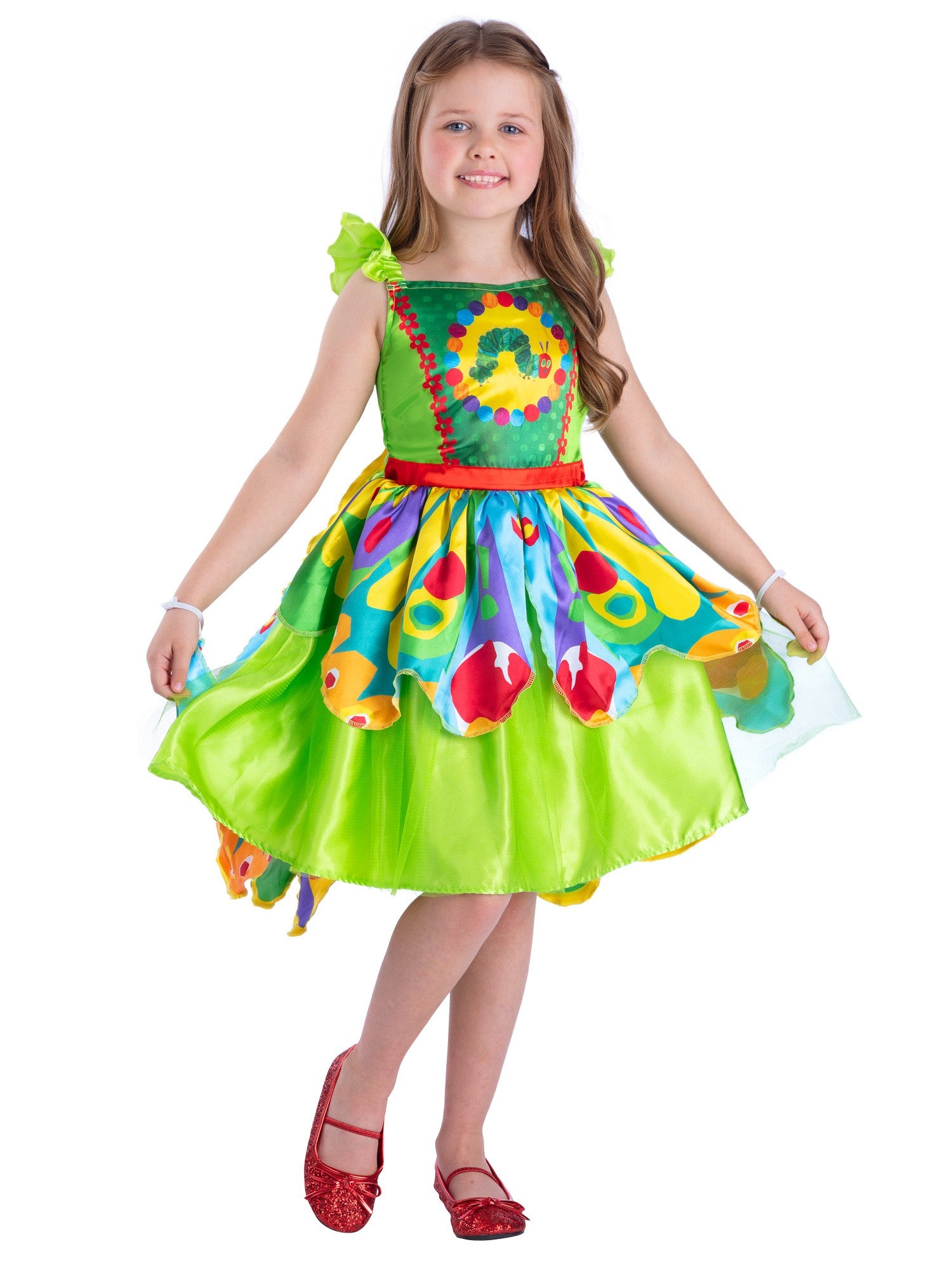 smiffys-fever-raupe-nimmersatt-schmetterling-kleid-gr-n image 4