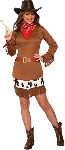 rubie-s-deluxe-cowgirl-kost-mkleid-damen-standard-kuh-print image 4
