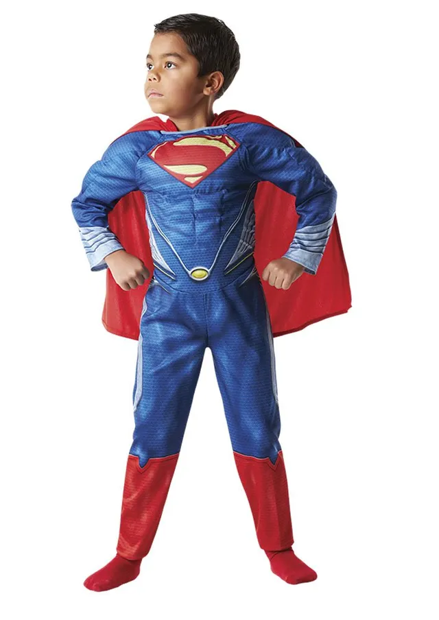 rubie-s-deluxe-superman-man-of-steel-kost-m-kinder-l-7-8-j image 1