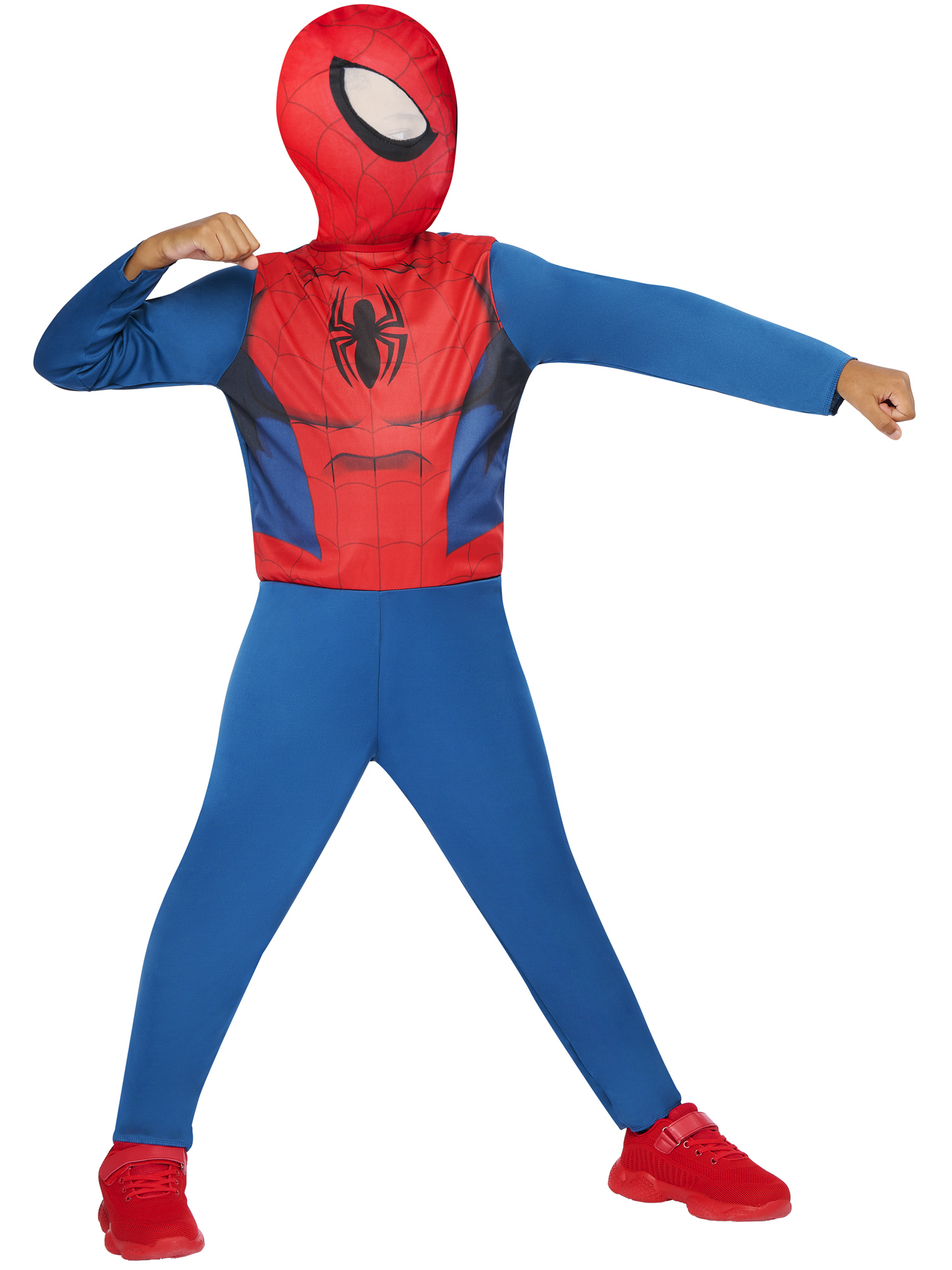 rubies-spider-man-kost-m-overall-mit-maske-und-aufdruck image 6