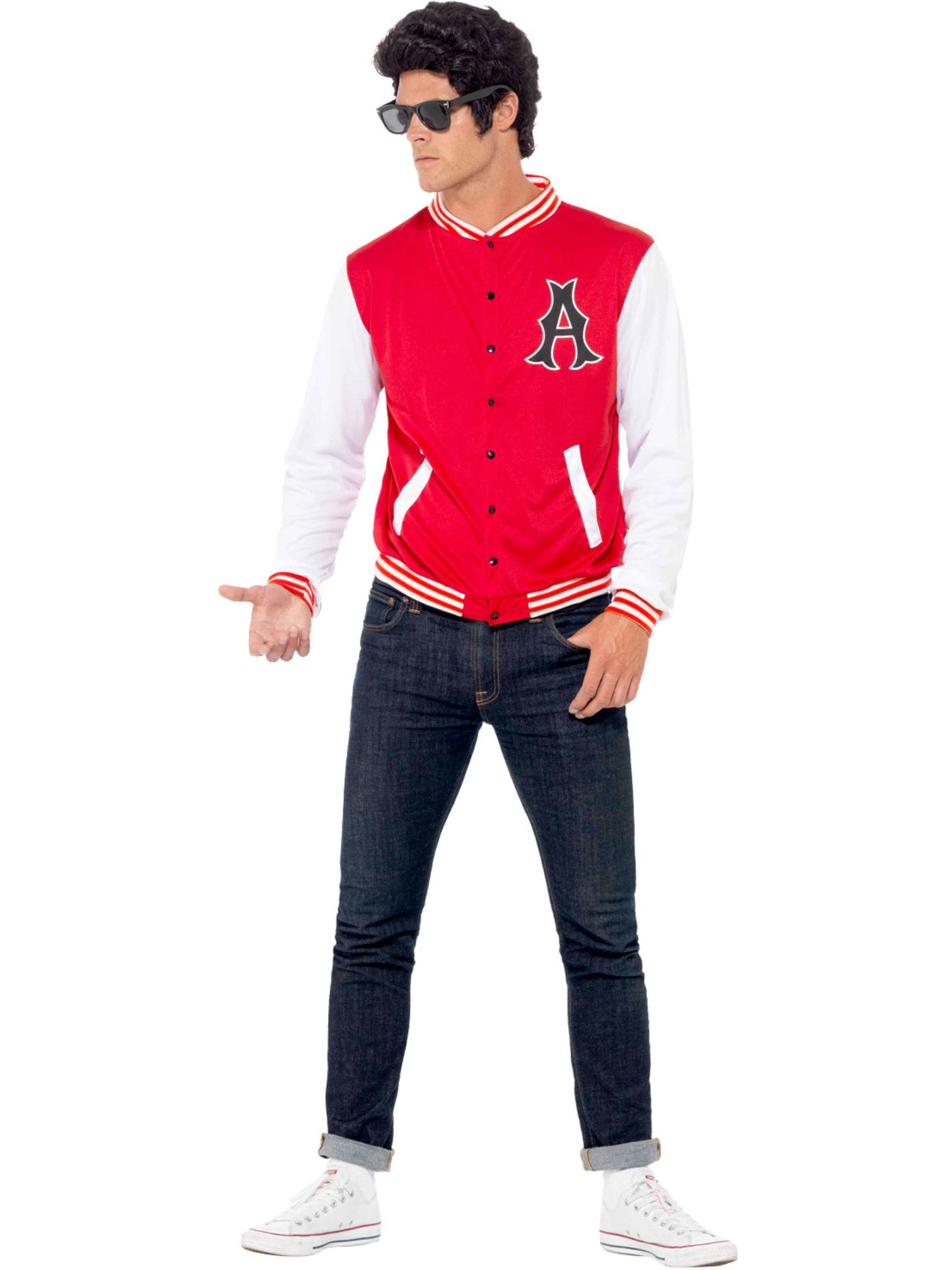 smiffys-fever-50s-college-jock-jacke-rot-gr-m image 4