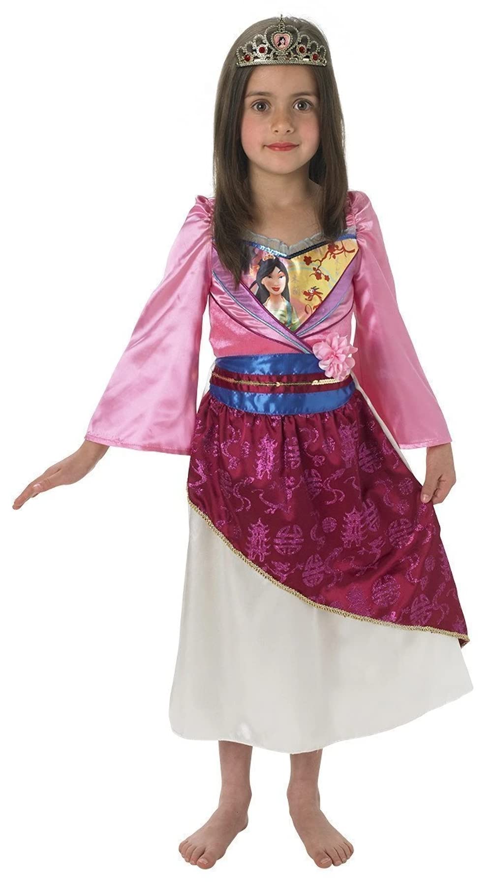 rubie-s-deluxe-mulan-kost-m-kinder-m-kleid-mit-diadem image 1