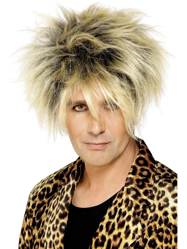 smiffys-fever-wild-boy-per-cke-blond-kurz-80er-rocker image 1