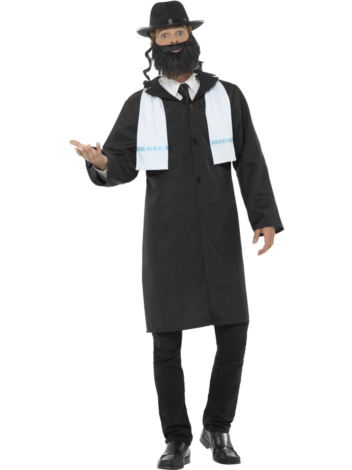 smiffys-fever-rabbi-kost-m-schwarz-herren-gr-e-m image 4