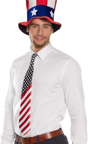boland-usa-krawatte-stars-and-stripes-70-cm-amerika-accessoire image 8