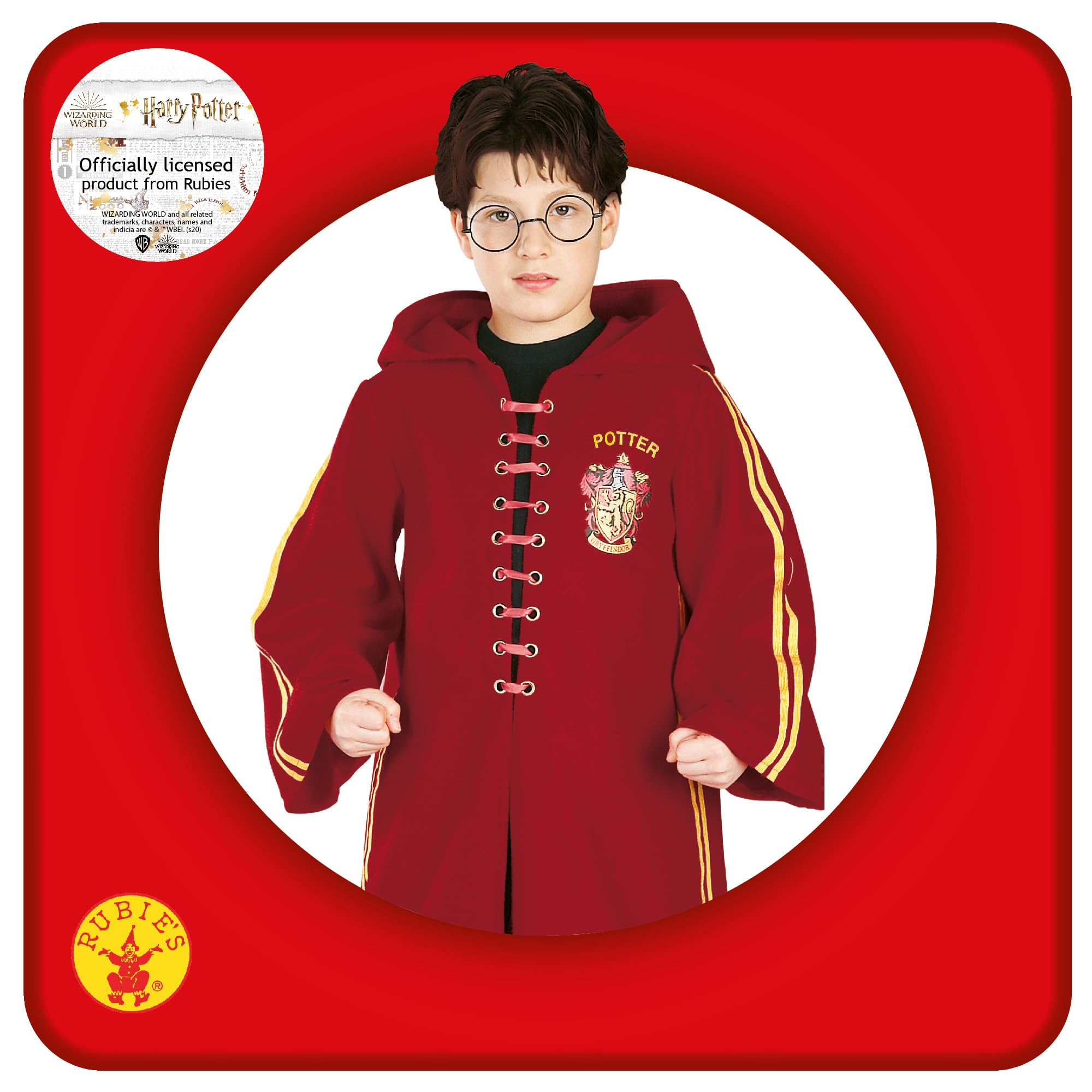 rubie-s-deluxe-harry-potter-gryffindor-robe-kinder-3-4-j image 3