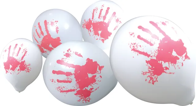 rubies-halloween-luftballons-blutige-hand-10-st-ck image 1