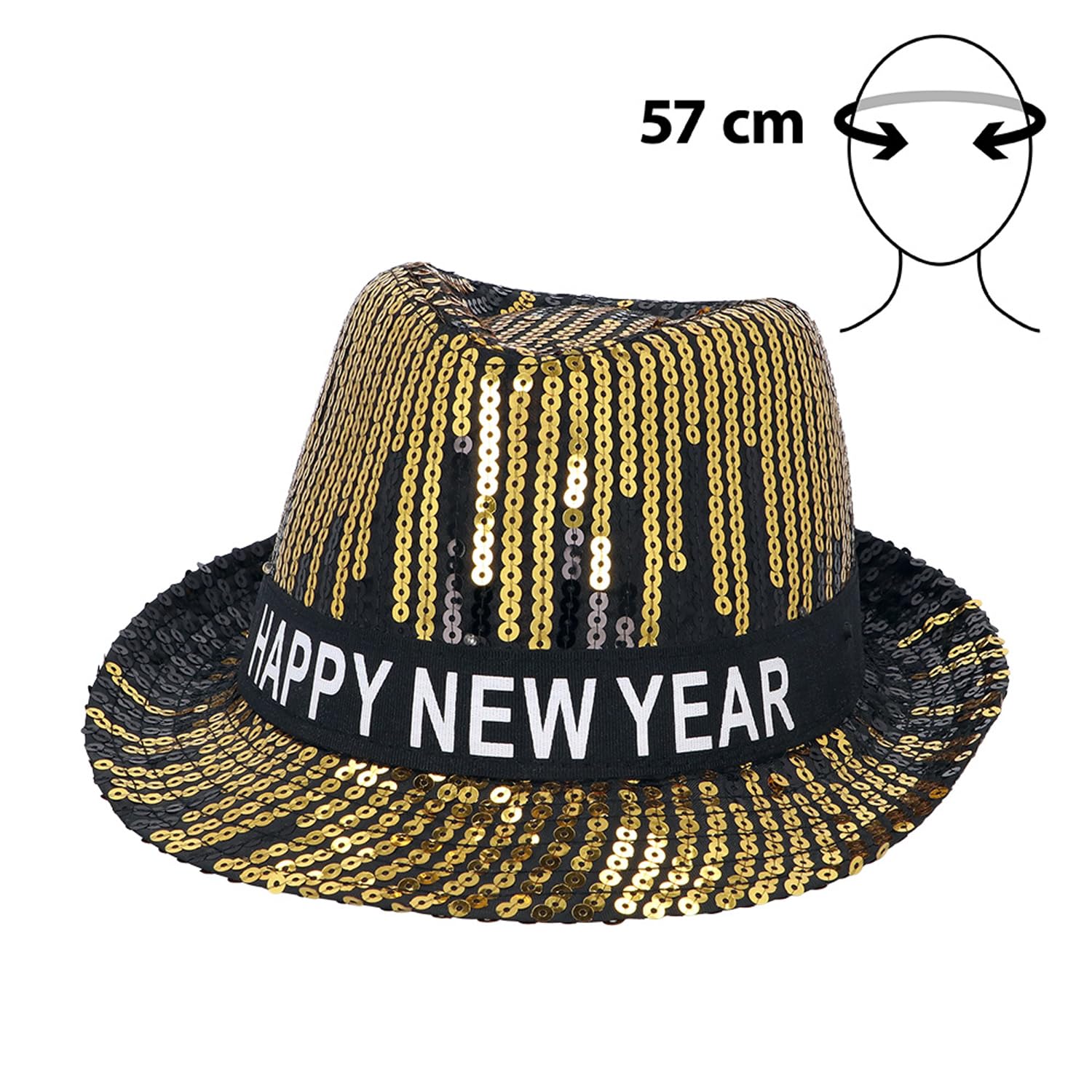 boland-13459-led-hut-happy-new-year-fedora-mit-pailletten image 2