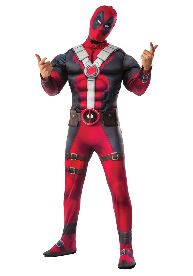 rubie-s-deluxe-deadpool-kost-m-erwachsene-standard-mit-sturmhaube image 1