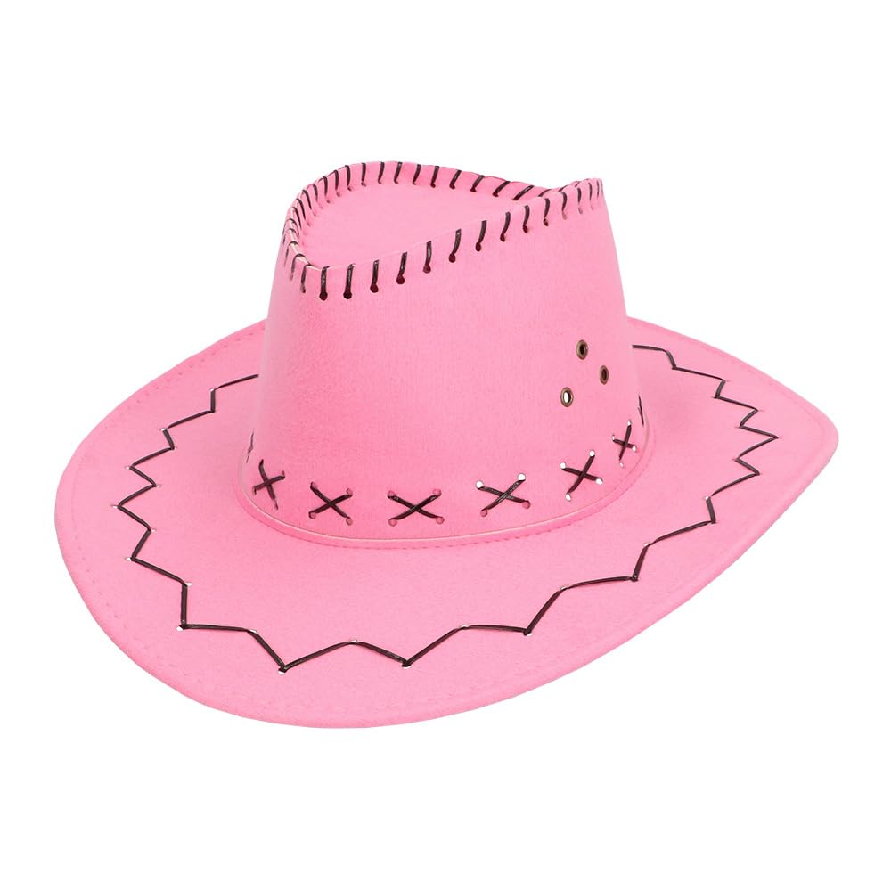 boland-savanne-cowboyhut-kunstleder-rosa-western-hut image 1