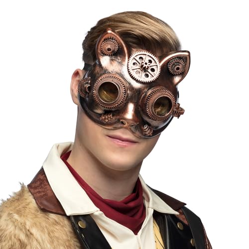 boland-54576-steamcat-halbmaske-steampunk-katze image 5