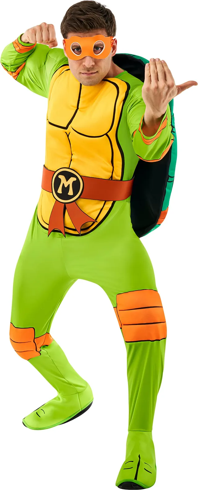 rubie-s-deluxe-michelangelo-turtles-kost-m-herren-m-overall image 1