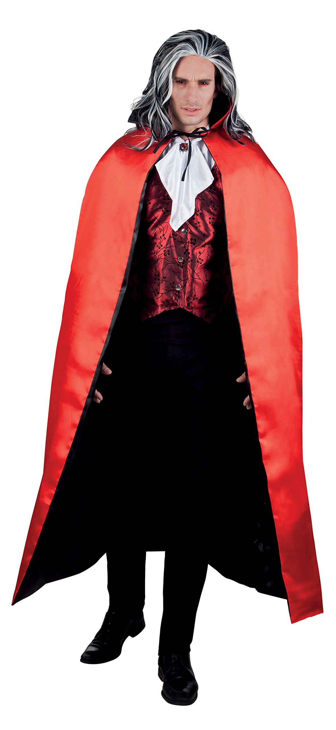 boland-halloween-96935-vampir-umhang-150-cm-schwarz-rot image 2