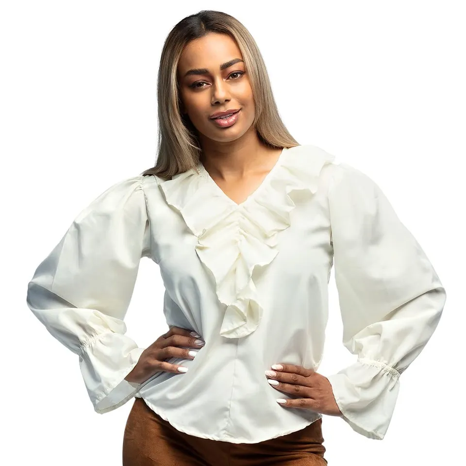 boland-costumes-bluse-piratin-cremewei-gr-36-38 image 1