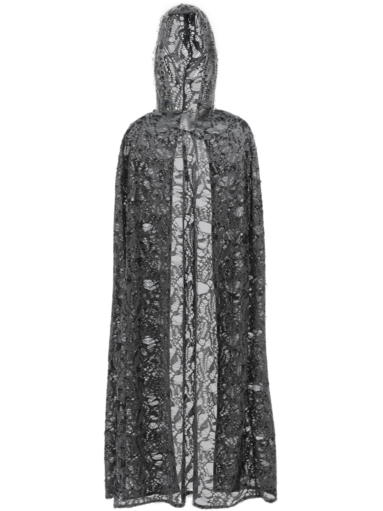 smiffys-fever-spell-caster-cape-umhang-grau-mit-kapuze image 4