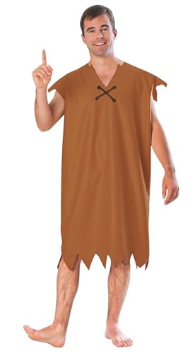 rubie-s-deluxe-barney-rubble-kost-m-herren-standard-braun image 4