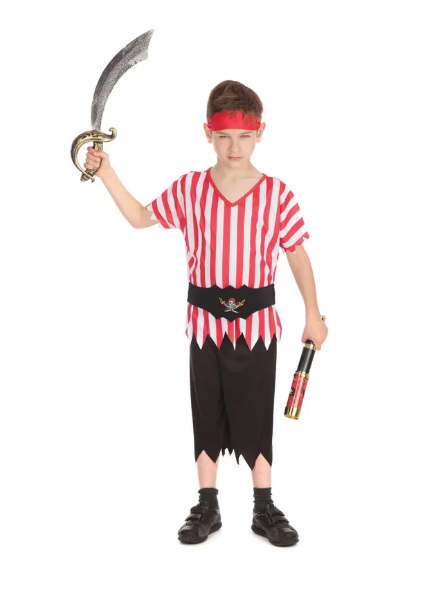 rubie-s-deluxe-piratenkost-m-kinderkost-m-8-10-jahre image 1