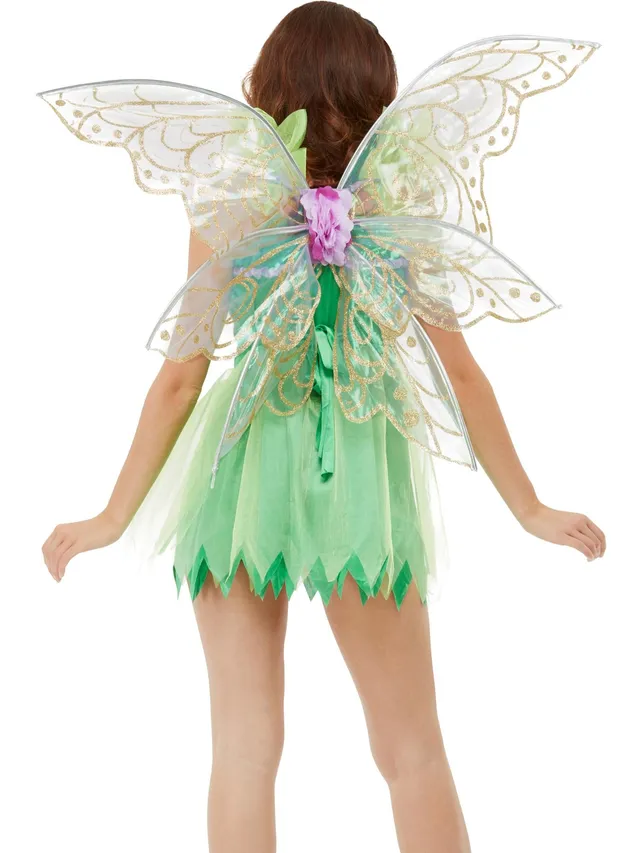 smiffys-fever-pretty-pixie-feenfl-gel-gr-n-gold image 1