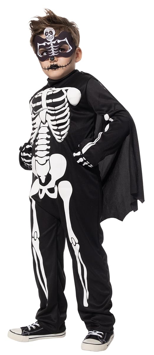 rubie-s-super-skelett-jumpsuit-kinderkost-m-9-10-jahre image 3
