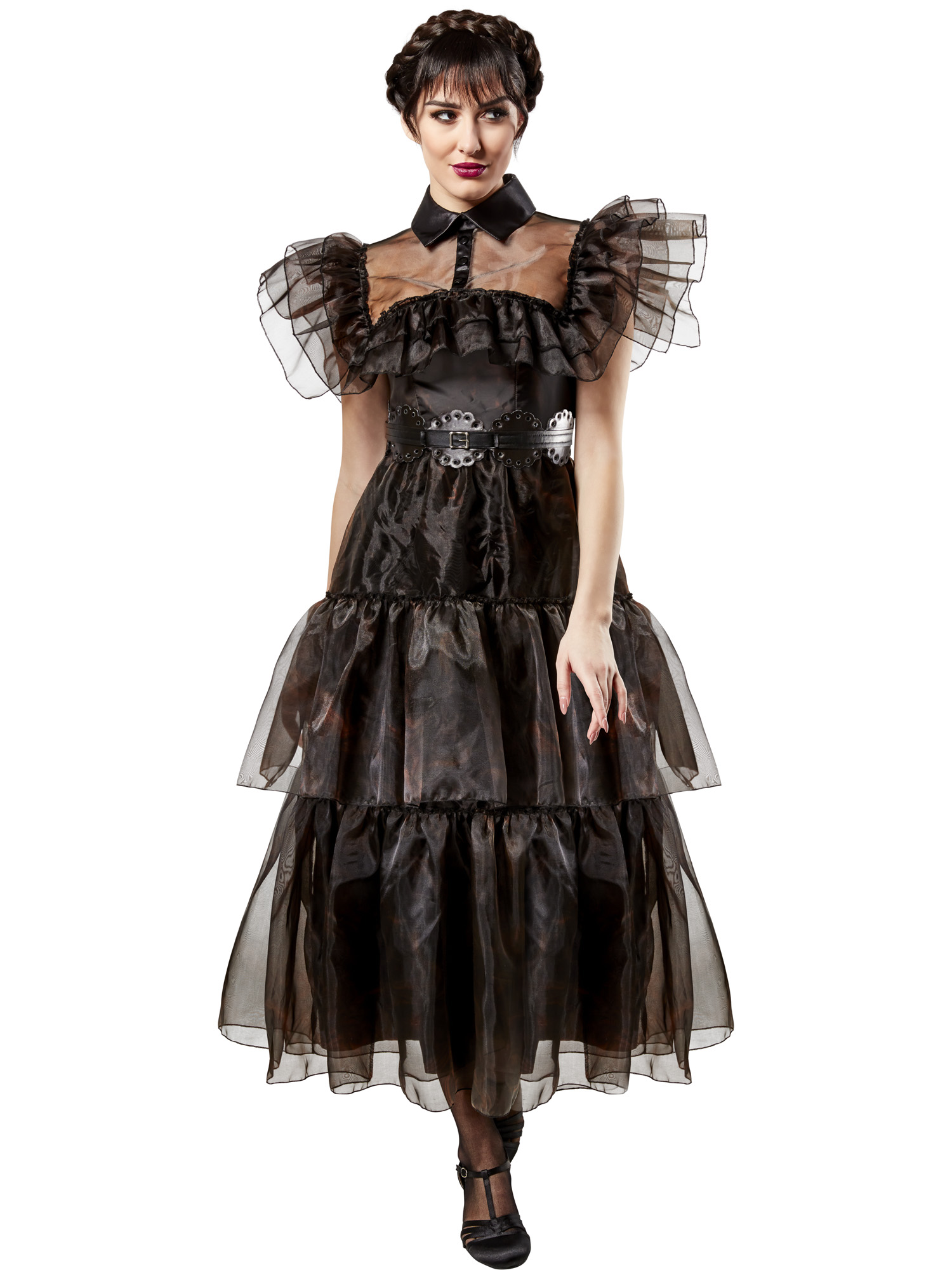rubie-s-d-guisements-wednesday-ballkleid-luxus-schwarz-damen image 2