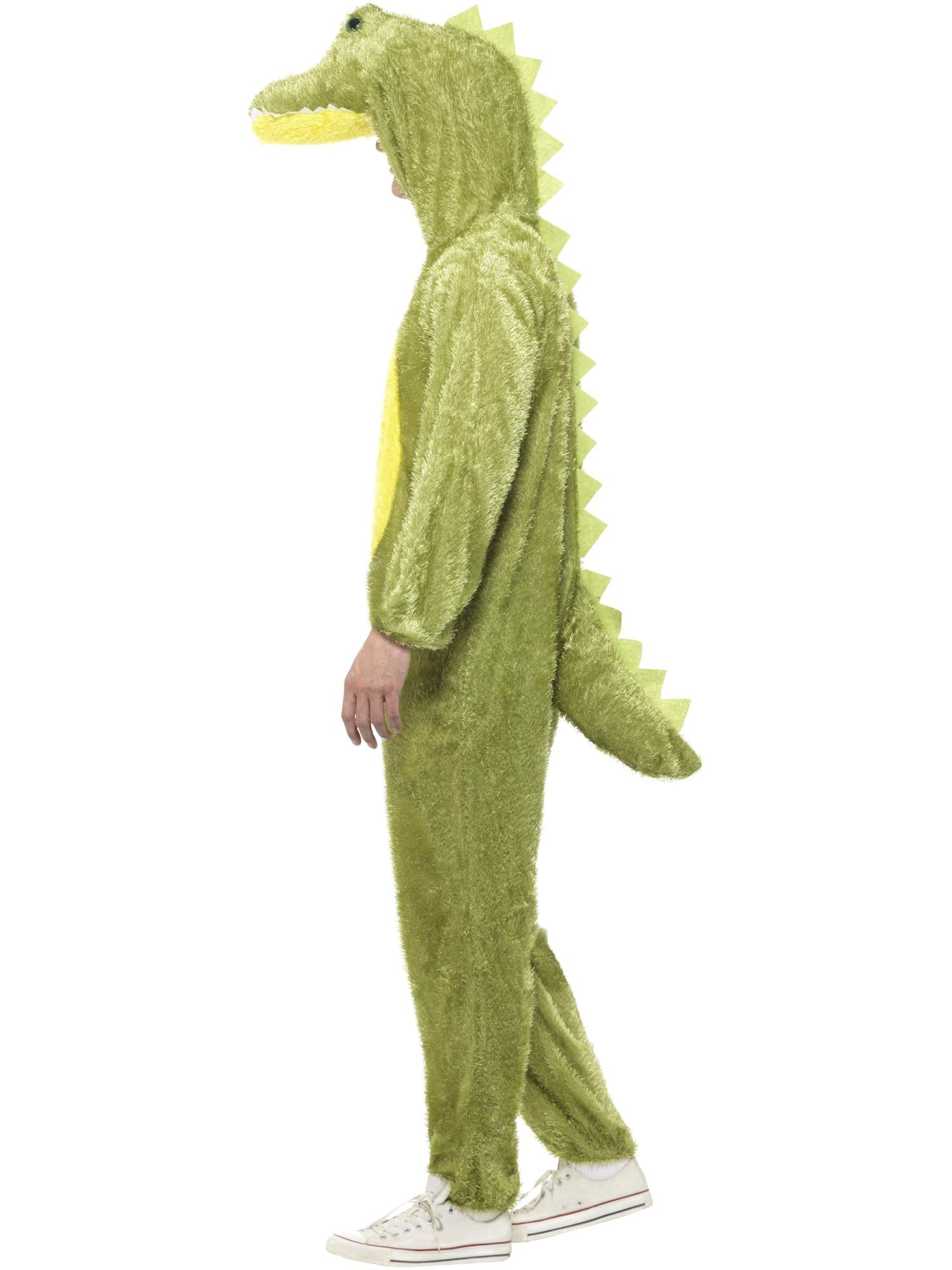 smiffys-fever-krokodil-kost-m-herren-gr-n-jumpsuit-m image 4