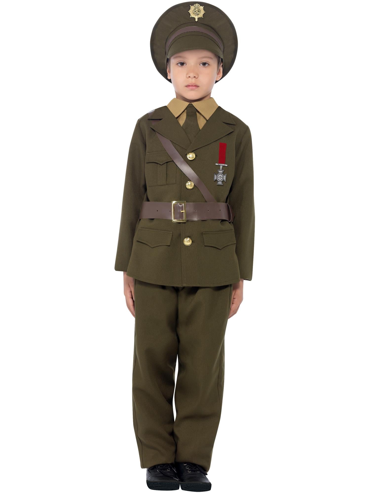 smiffys-army-officer-kost-m-jungen-gr-n-7-9-jahre-m image 4