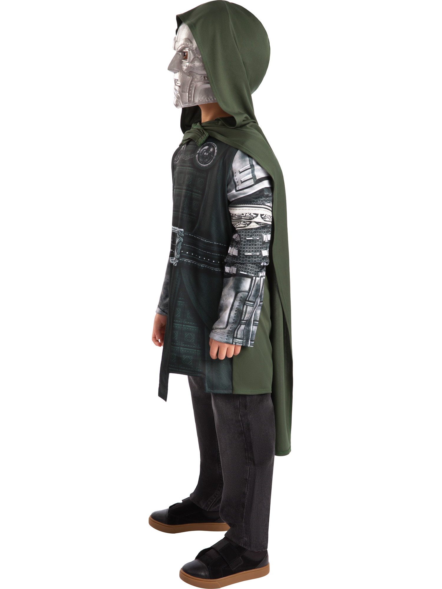 rubies-dr-doom-kost-m-kinder-tunika-cape-maske-avengers image 4