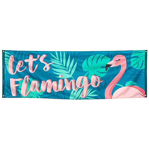 boland-let-s-flamingo-banner-74x220-cm-partydeko-bunt image 2