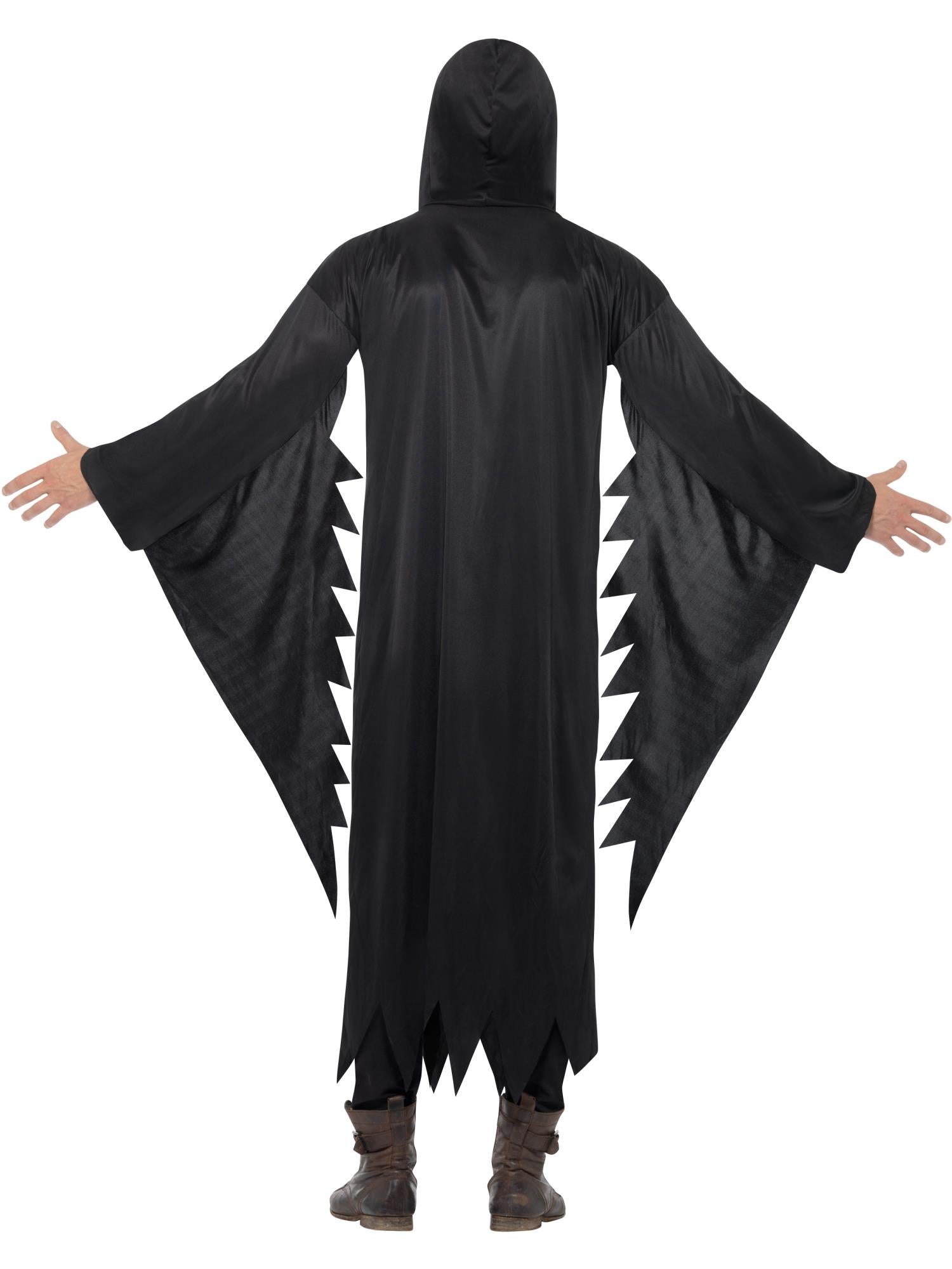 smiffys-fever-screamer-kost-m-schwarz-m-kapuze image 2