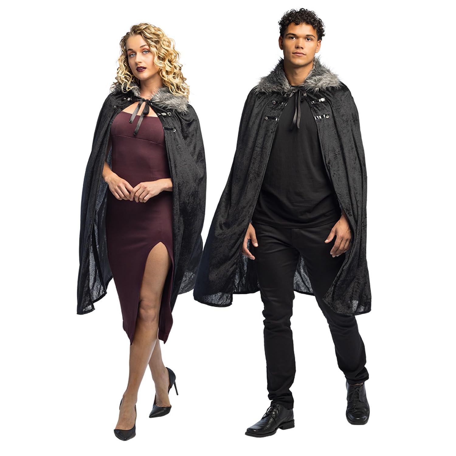 boland-halloween-umhang-crimson-cape-schwarz-113-cm-vampir image 2