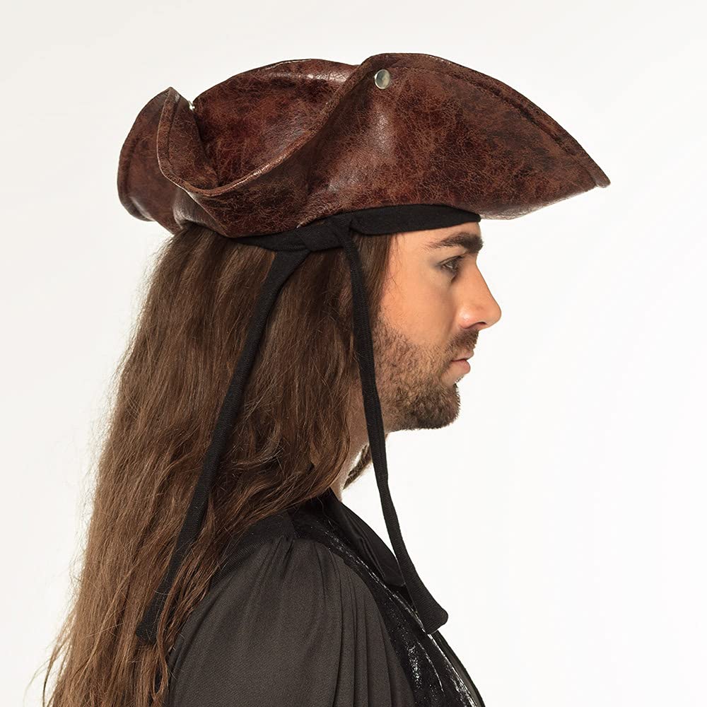 boland-headwear-piratenhut-neptun-erwachsene-59-cm-schwarz image 5
