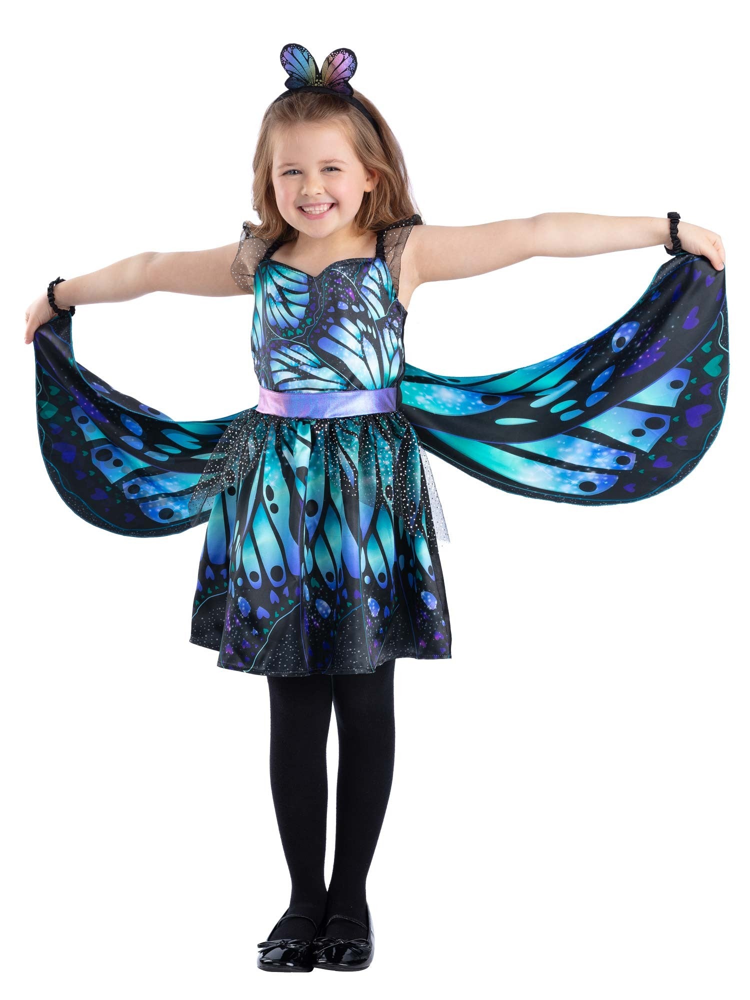 smiffys-fever-dark-butterfly-kost-m-m-dchen-schwarz-mit-fl-geln image 4