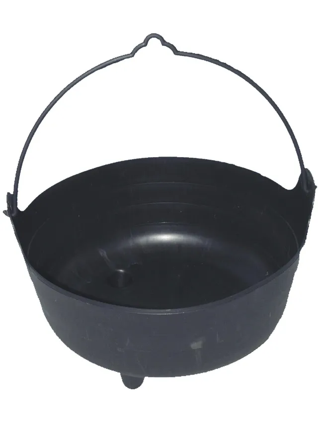 smiffys-fever-hexenkessel-schwarz-deko-lebensgro-mit-henkel image 1