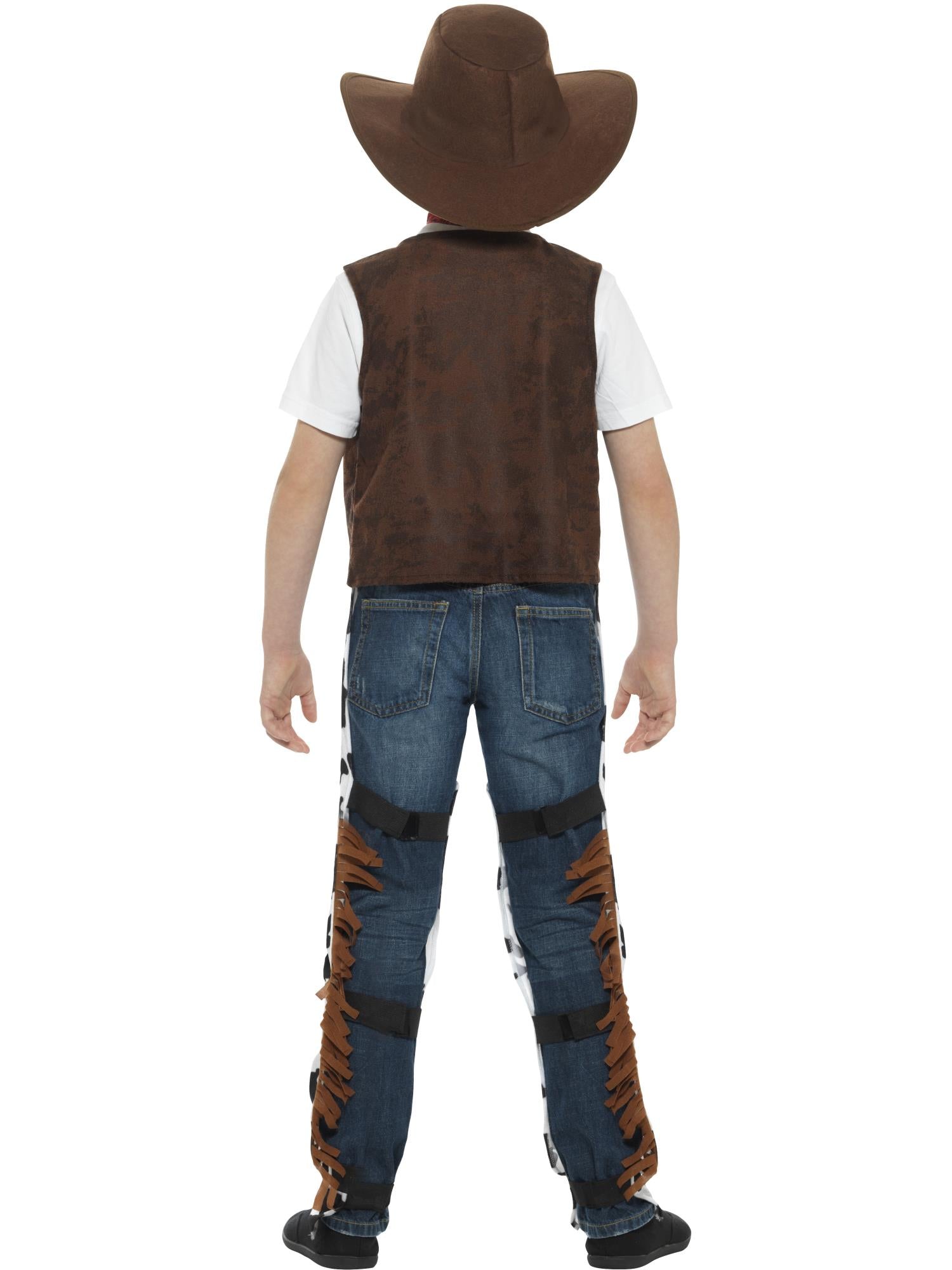 smiffys-fever-texan-cowboy-kost-m-kinder-braun-s-4-6 image 2