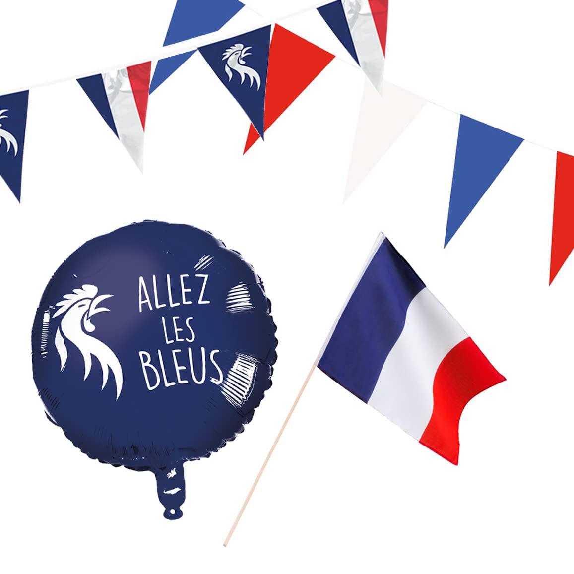 boland-frankreich-deko-set-4-tlg-blau-wei-rot-fan image 1